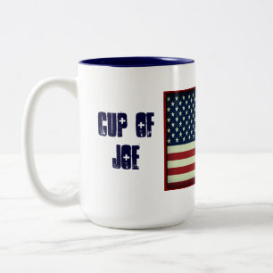 Caneca De Café Em Dois Tons Taça Patriótica de Joe Beefeed Mug