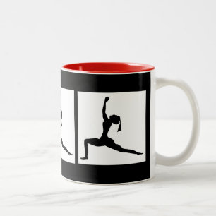 Caneca De Café Em Dois Tons Taça Red Black Coffee