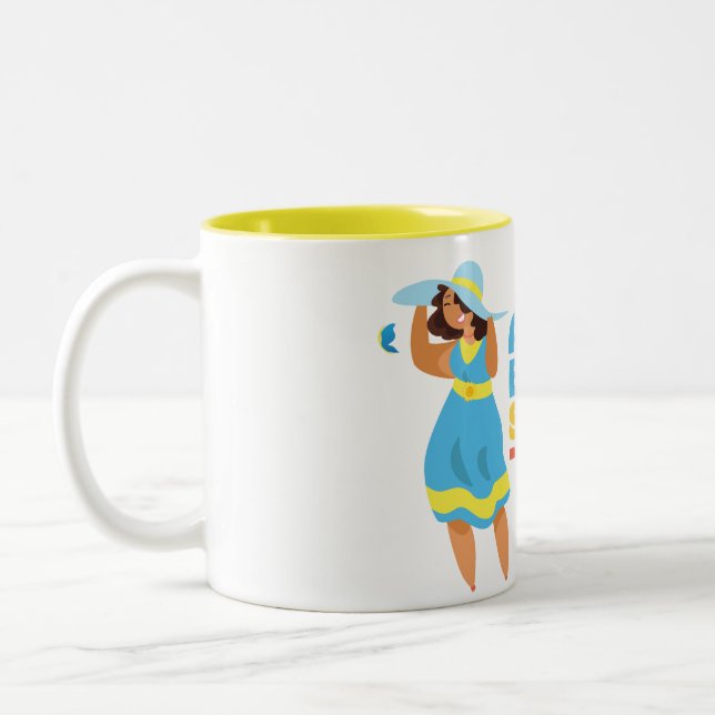 Caneca De Café Em Dois Tons Taça Sunshine (Esquerda)