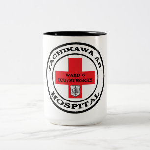 Caneca De Café Em Dois Tons Tachikawa AB Japão ICU/CIRURGIA Café de dois ton