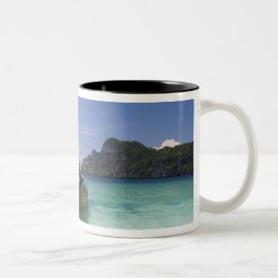 Caneca De Café Em Dois Tons Tailândia, Ilha Phi Phi Don, praia de Yong Kasem,
