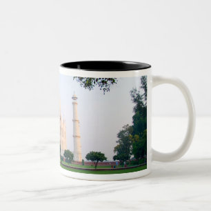 Caneca De Café Em Dois Tons Taj Mahal ao nascer do sol uma das maravilhas do