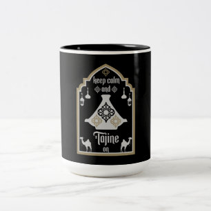 Caneca De Café Em Dois Tons Tajine Cozinhar