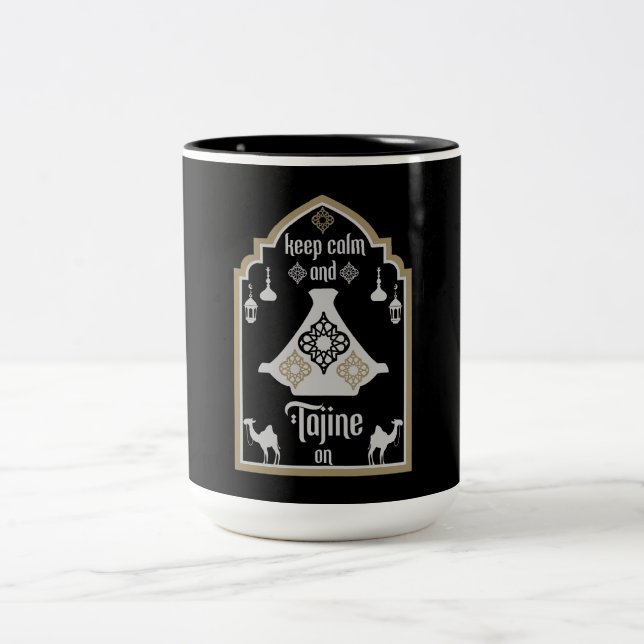 Caneca De Café Em Dois Tons Tajine Cozinhar (Centro)