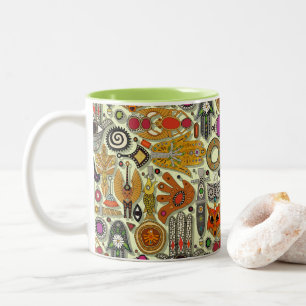 Caneca De Café Em Dois Tons talismã