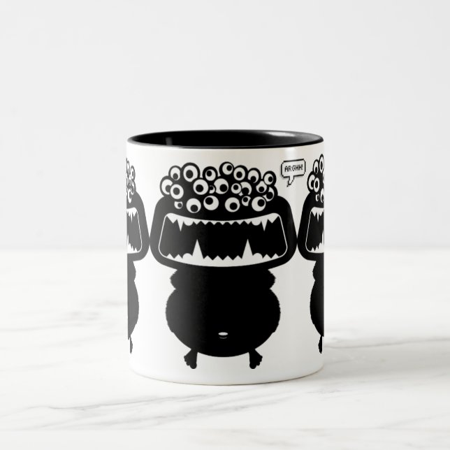 Caneca De Café Em Dois Tons Talkin Monstas (Centro)