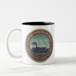 Caneca De Café Em Dois Tons Tampa Florida
