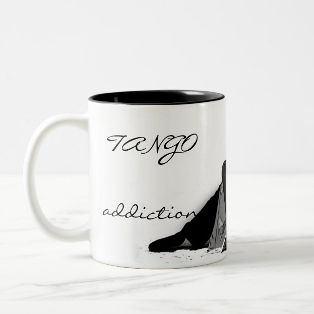 CANECA DE CAFÉ EM DOIS TONS TANGO ADDICTION (Esquerda)