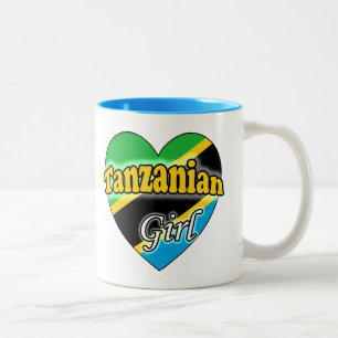 Caneca De Café Em Dois Tons tanzaniana