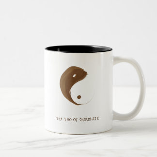 Caneca De Café Em Dois Tons tao do chocolate