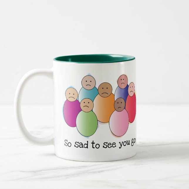 Caneca De Café Em Dois Tons Tão Tristes (Esquerda)