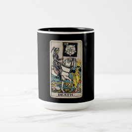 Caneca De Café Em Dois Tons Tarot da Morte