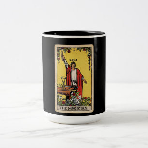 Caneca De Café Em Dois Tons Tarot do Mágico