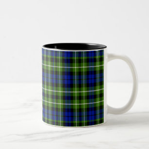 Caneca De Café Em Dois Tons Tartan do Scottish de Monteith