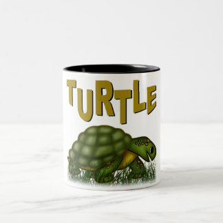 Caneca De Café Em Dois Tons Tartaruga