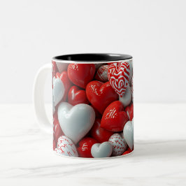 Caneca De Café Em Dois Tons Tasse 2 Couleurs Personalized Valentine Coffee Mug