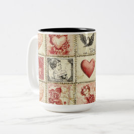 Caneca De Café Em Dois Tons Tasse 2 Couleurs Personalized Valentine Coffee Mug
