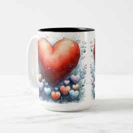 Caneca De Café Em Dois Tons Tasse 2 Couleurs Personalized Valentine Coffee Mug