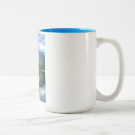 Caneca De Café Em Dois Tons Tasse de Café Inspirée par la Beauté de nature"