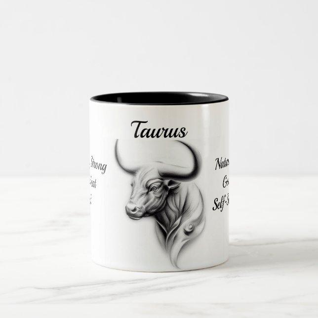 Caneca De Café Em Dois Tons Taurus, Touro de Café (Centro)