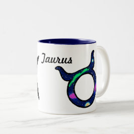 Caneca De Café Em Dois Tons Taurus. Ziqpu