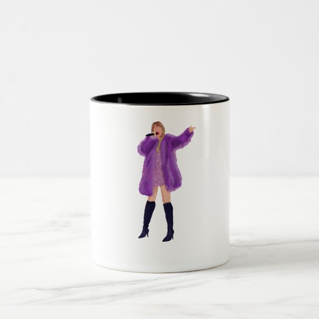 Caneca De Café Em Dois Tons taylorswiftorer (Centro)