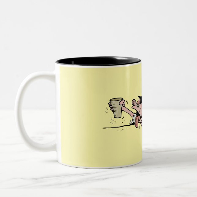 Caneca De Café Em Dois Tons Taza (Esquerda)