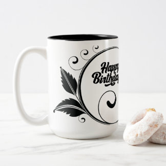 Caneca De Café Em Dois Tons Taza blanca cafe