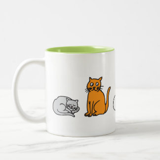 Caneca De Café Em Dois Tons Taza CATS