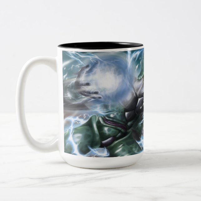 Caneca De Café Em Dois Tons Taza Comics (Esquerda)