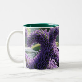 Caneca De Café Em Dois Tons Taza con diseño de lavanda – Love and Peace