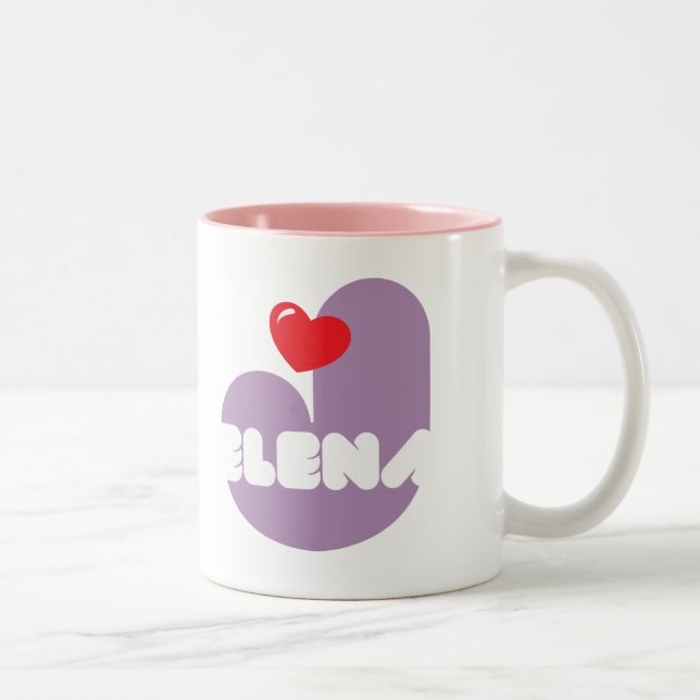 Caneca De Café Em Dois Tons Taza de café Loves Jelena (Direita)