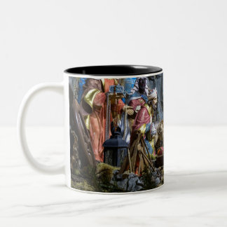 Caneca De Café Em Dois Tons Taza: La Luz del Nacimiento en tu Hogar (Regalo de