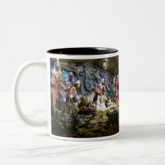 Caneca De Café Em Dois Tons Taza: La Luz del Nacimiento en tu Hogar (Regalo de