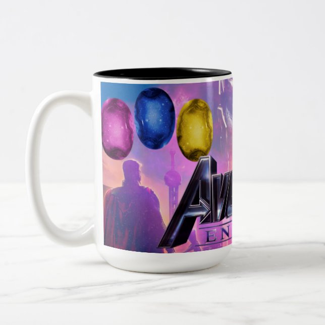 Caneca De Café Em Dois Tons Taza Marvel (Esquerda)