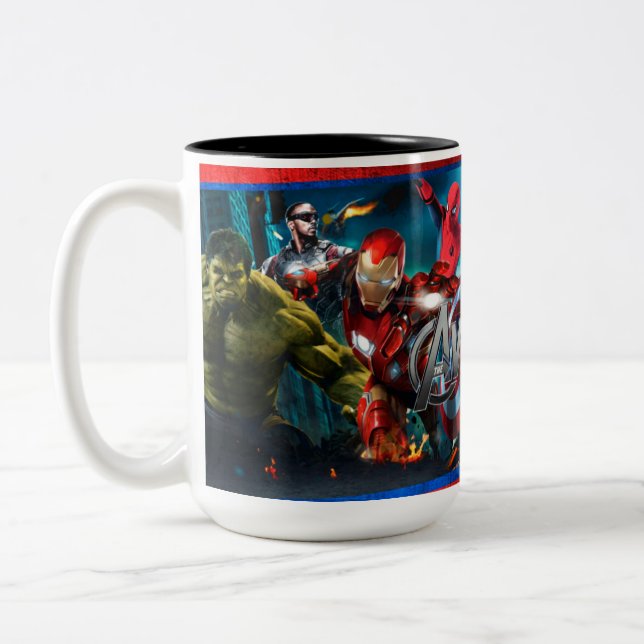 Caneca De Café Em Dois Tons Taza Marvel (Esquerda)