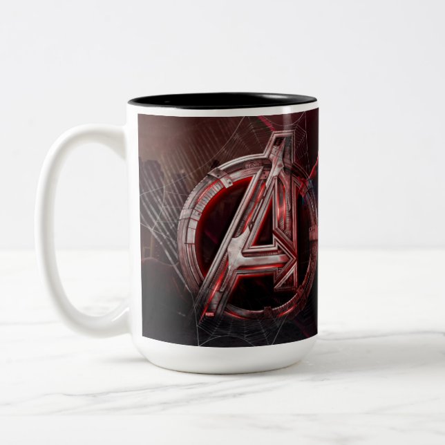 Caneca De Café Em Dois Tons Taza Marvel (Esquerda)