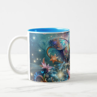 Caneca De Café Em Dois Tons Taza Misticismo Colección Esencial Magia
