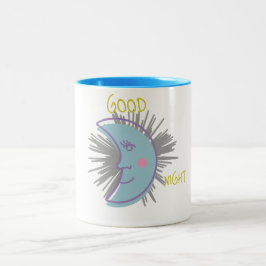 Caneca De Café Em Dois Tons Taza Moon Good Night