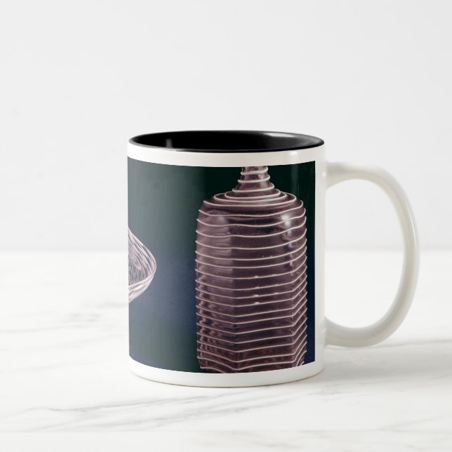 Caneca De Café Em Dois Tons Tazza do latticinio de Facon de Venise (Direita)