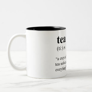 Caneca De Café Em Dois Tons Tea Mug