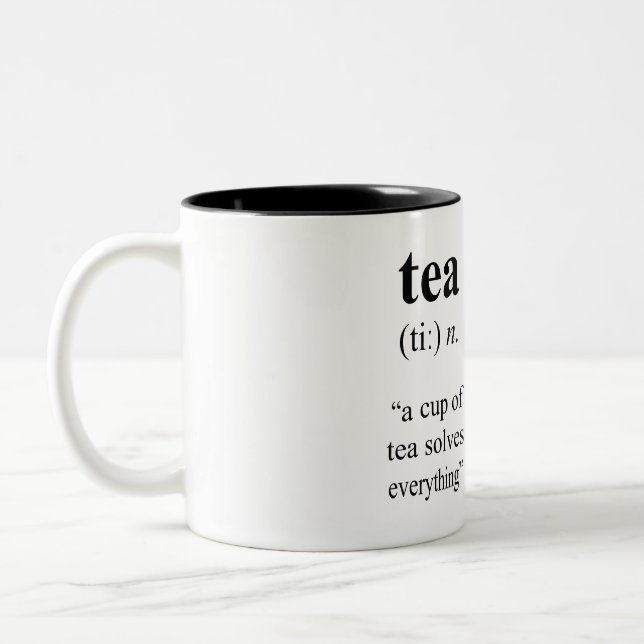 Caneca De Café Em Dois Tons Tea Mug (Esquerda)