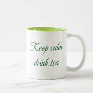 Caneca De Café Em Dois Tons Tea Mug Calma 2