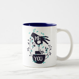 Caneca De Café Em Dois Tons Tea Time Mug