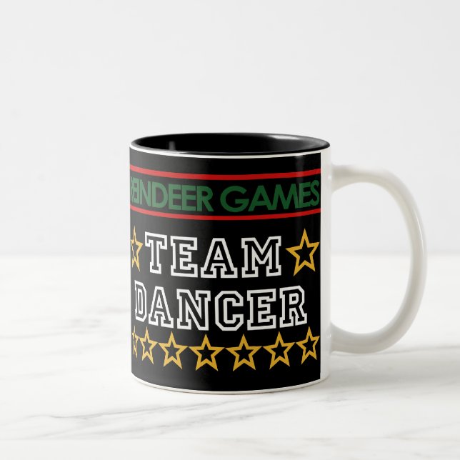 Caneca De Café Em Dois Tons Team Dancer Mug (Direita)