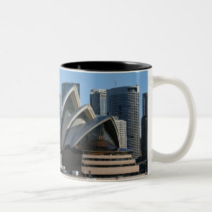 Caneca De Café Em Dois Tons Teatro da ópera de Sydney