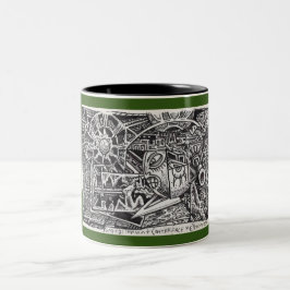 Caneca De Café Em Dois Tons Tecnologia de Implante Cirúrgico