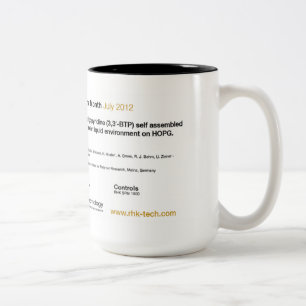 Caneca De Café Em Dois Tons Tecnologia de RHK - em julho de 2012 caneca de