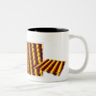 Caneca De Café Em Dois Tons Tecnologia de RHK - em novembro de 2007 imagem da