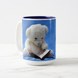 Caneca De Café Em Dois Tons Teddy Bear Time to Read, KOA